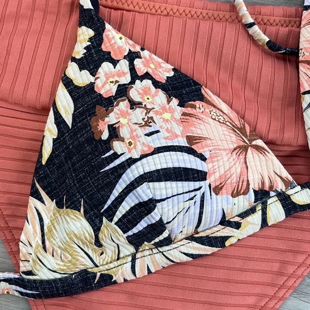 ☀️RIP CURL☀️ PARADISE CALLING X BACK PREMIUM SURF HI WAIST BIKINI SET